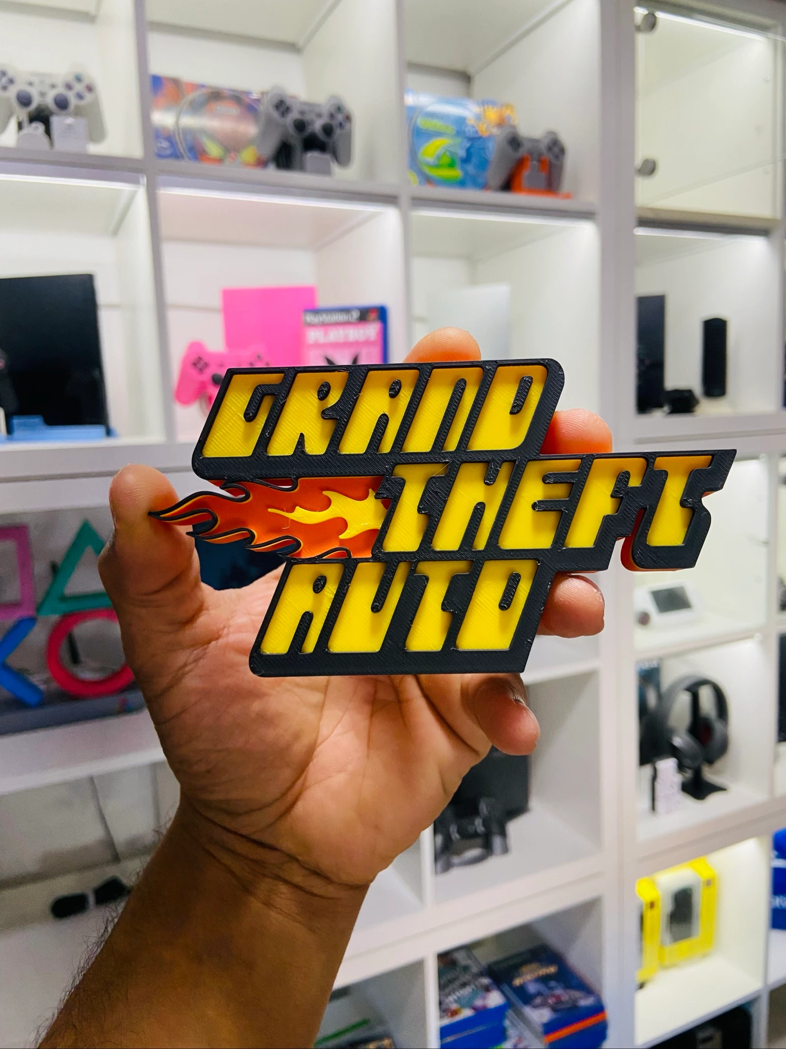 GTA 1 - Placa Decorativa de Mesa